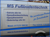 MS Fu�bodentechnik Stolberg - Ihr zuverl�ssiger Partner f�r Estricharbeiten